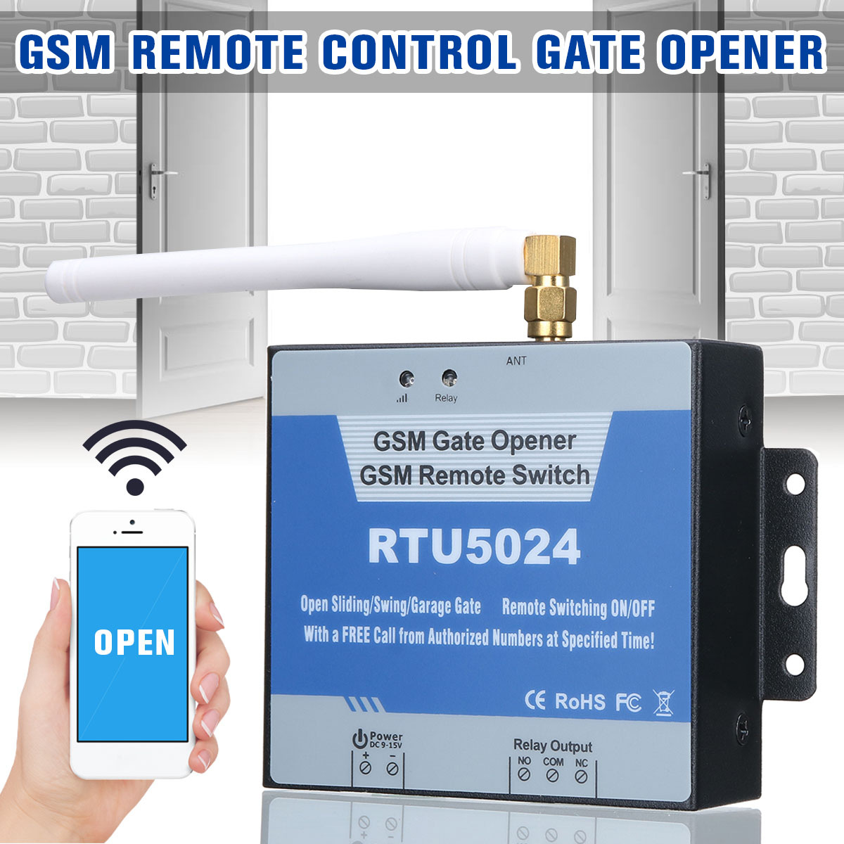 Радиоуправляемый контроллер двери RTU5024 с WiFi и GSM доступом, моторный контроллер, прямая продажа с завода