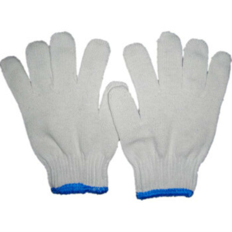 Полиэстеровая хлопковая пряжа, пряжа для защиты труда, мужская и женская рабочая одежда, износостойкие хлопковые перчатки, оптовая скидка