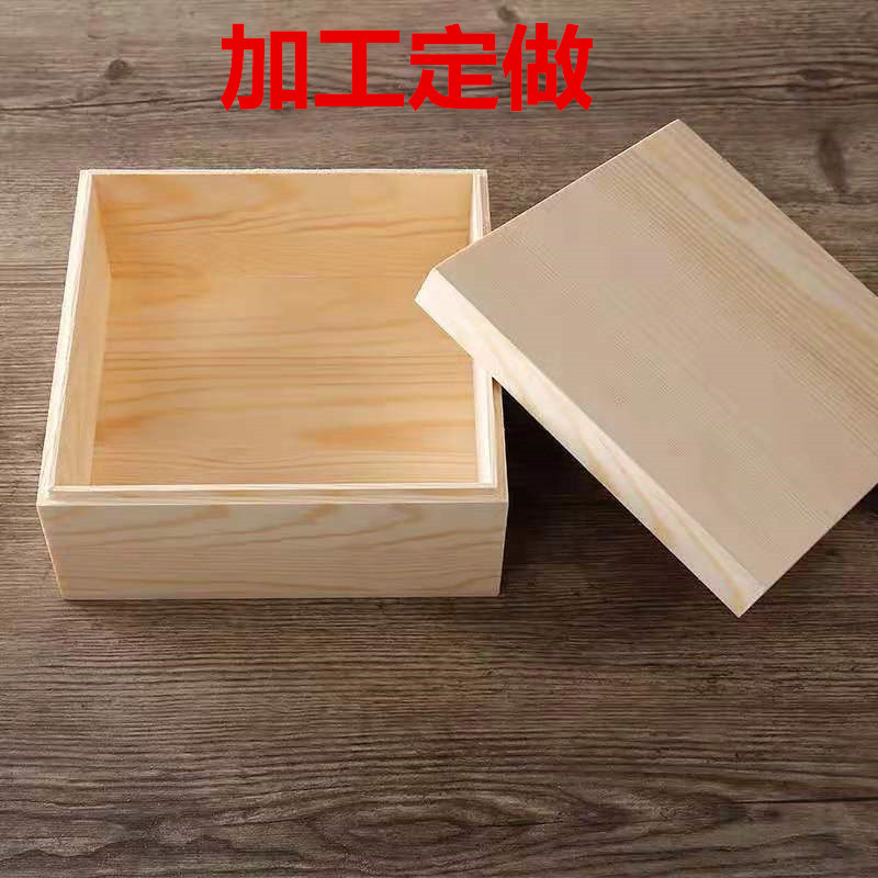 Индивидуальная упаковочная коробка из дерева из павловнии, деревянная коробка для хранения, коробка для эфирных масел, подарочная коробка, деревянная коробка с крышкой