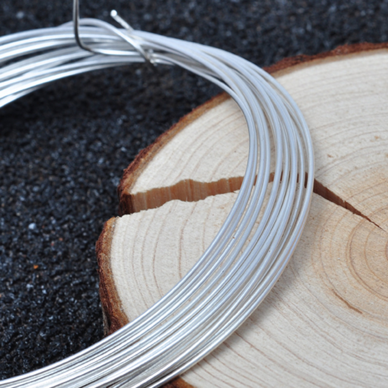 S999 Pure Silver Wire, Sterling Silver Wire, Wood Inlay, Filigree Enamel Hand-Wound Braided DIY Accessories, Silver Rod