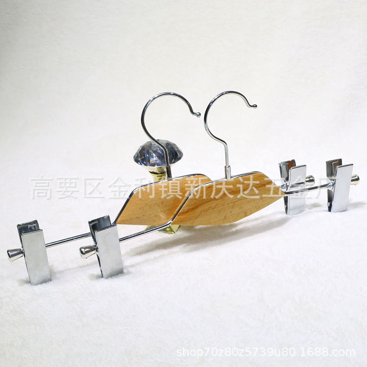 Оптовая продажа вешалок для брюк с зажимом, для демонстрации в магазине