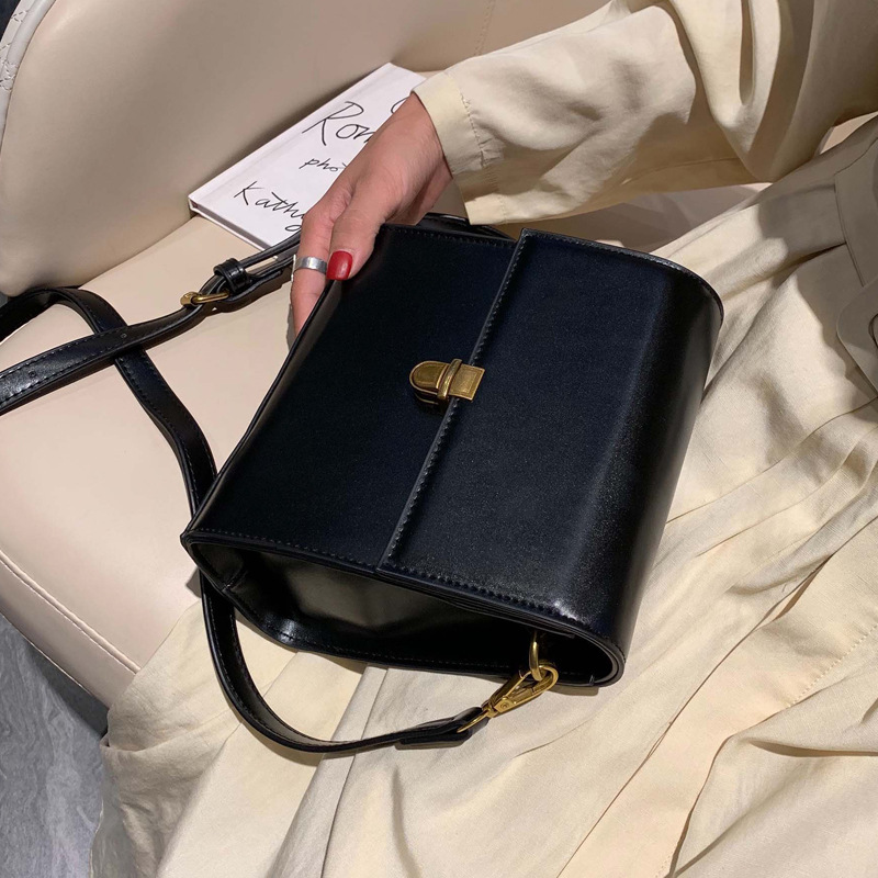 Bag Western Style Women's Bag 2019 New Fashionable Korean Texture Crossbody Bag Fashionable Simple Small Square Bag