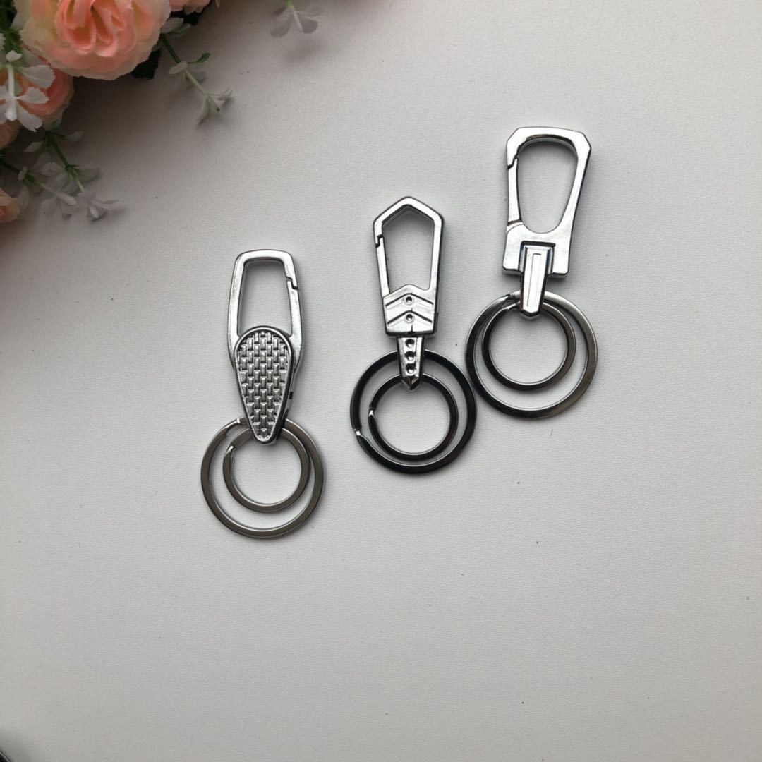 Two dollar store daily necessities key chain lock car key ring men's and women's key chain stall supply wholesale hot sale