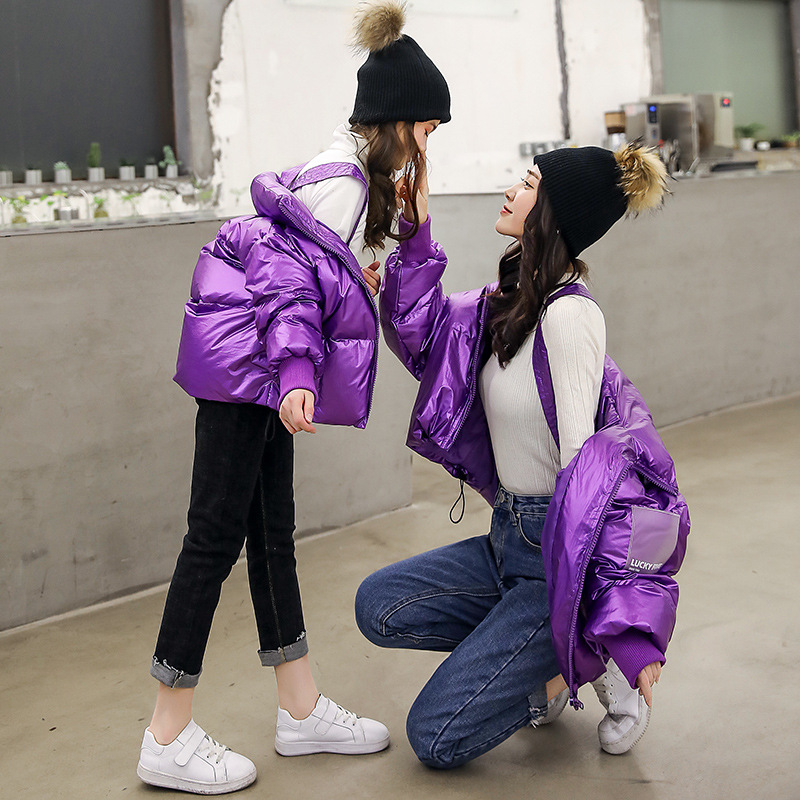 Зимний пуховик для родителей и детей оптовая продажа