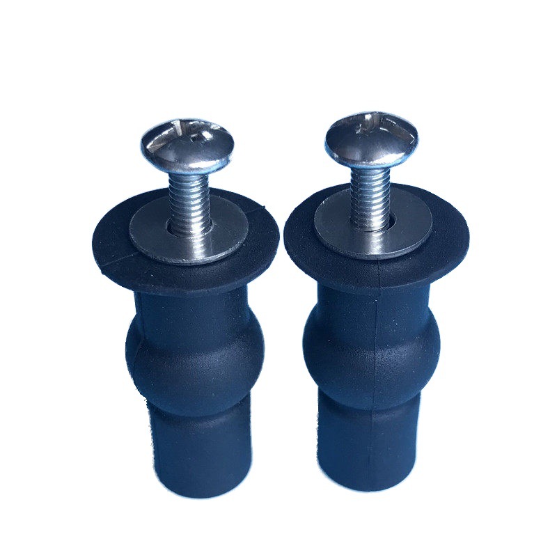 Universal Rubber Toilet Cover Accessories Stainless Steel Toilet Cover Mounting Screws Smart Top Expansion Bolts
