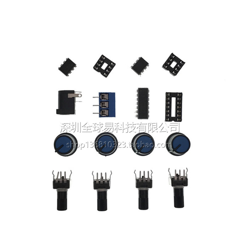 xr2206 upgraded version ICL8038 multi-function low frequency signal generator DIY kit spare parts with Shell