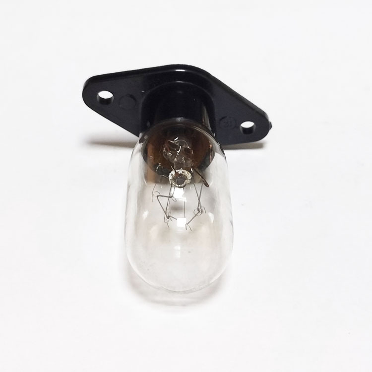 Manufacturer microwave oven accessories bulb 2A 240V 25W integrated one-piece curved foot lighting accessories