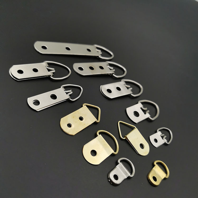 Decorative painting photo frame hardware accessories cross stitch home hanging ring digital oil painting photo wall thick silk double hole hook