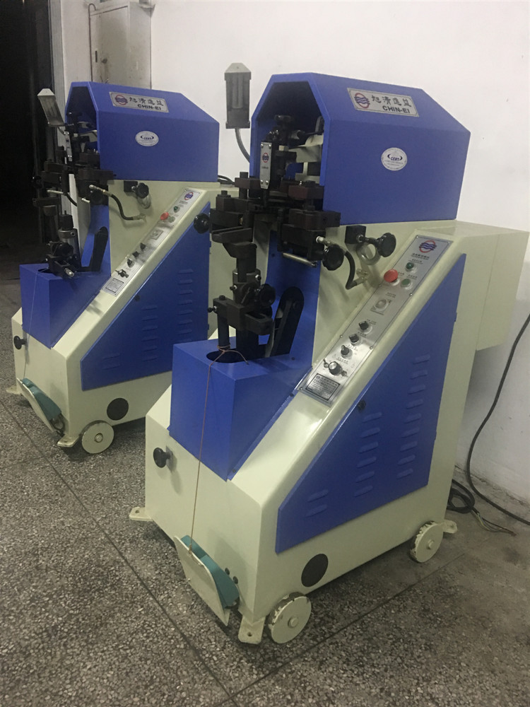 Second-Hand Refurbished Heel Binding Machine Taiwan Brand 727 Fully Automatic Hydraulic Heel Knot Binding Machine Shoe Machine Customization