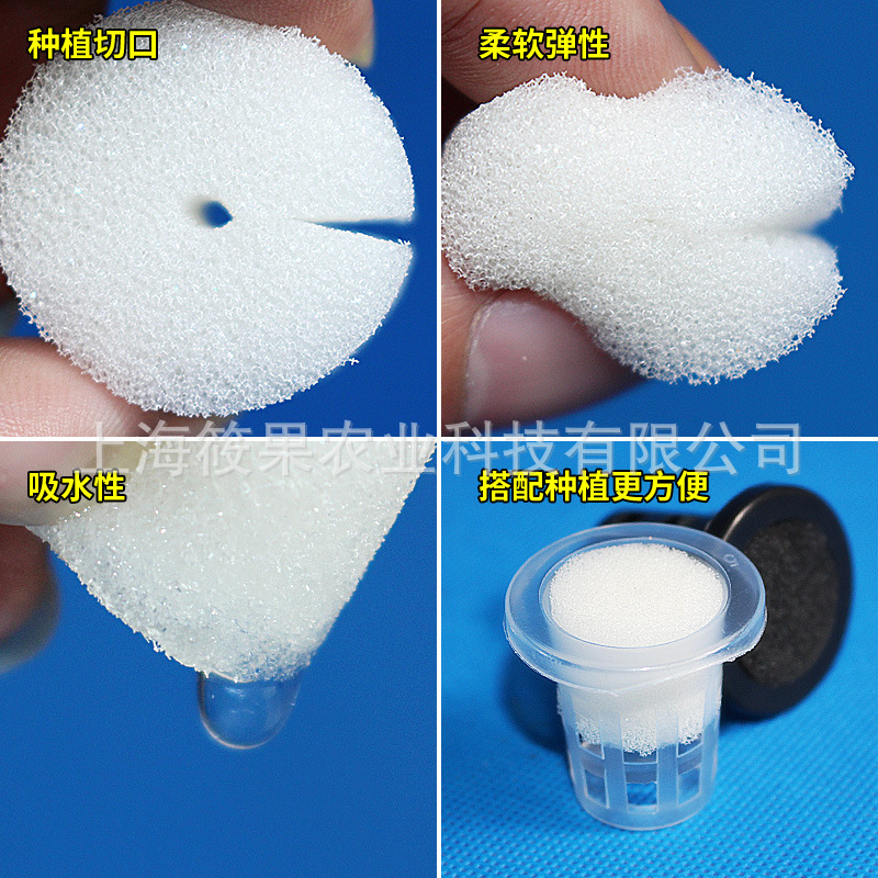 No. 25 Greenhouse Soilless Cultivation Equipment Vegetable Hydroponic Planting Sponge Balcony Vegetable Planting Cotton Sponge Green Plant