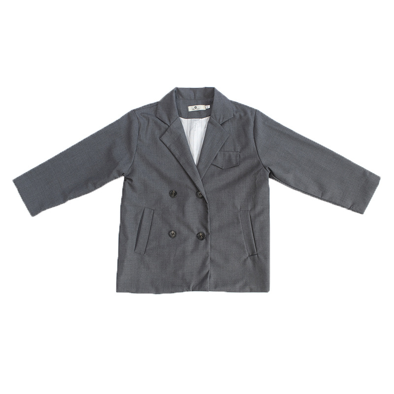 Girls Ins Style Korean Style Suit Pleated Skirt Suit Mid-Length Small Suit Skirt Suit for Girls