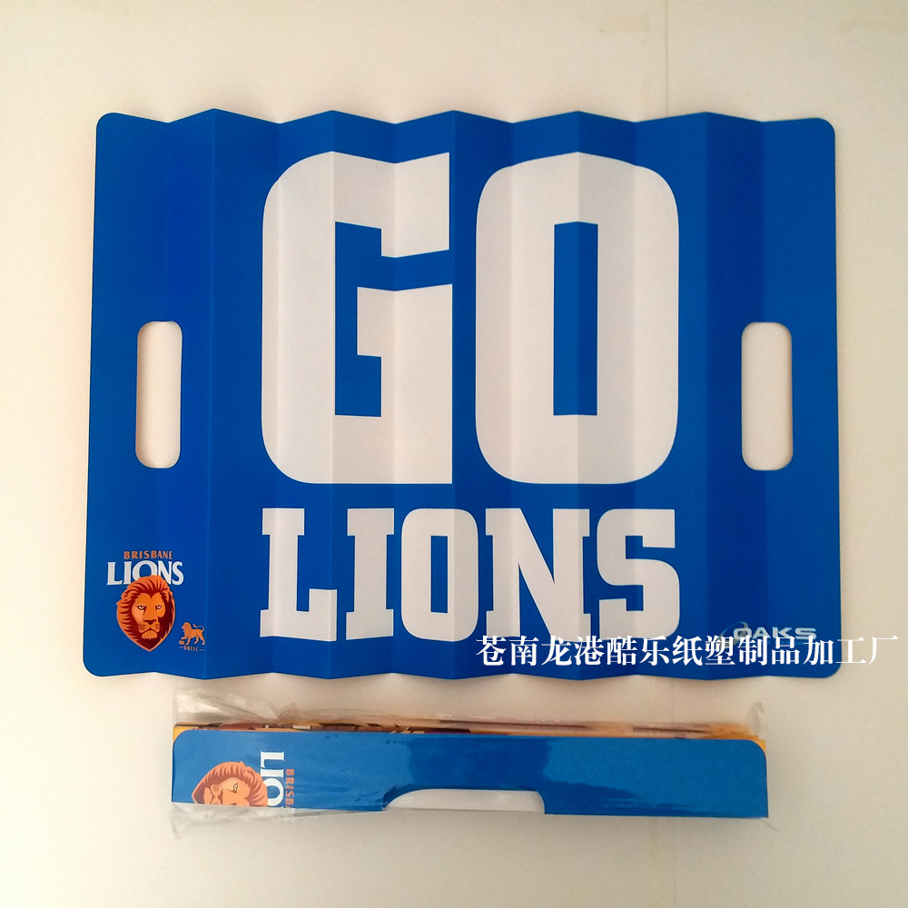 Кастомизируемый водонепроницаемый бумажный веер, реквизит для поддержки, бумажные баннеры, бумажный веер, бумажные хлопушки