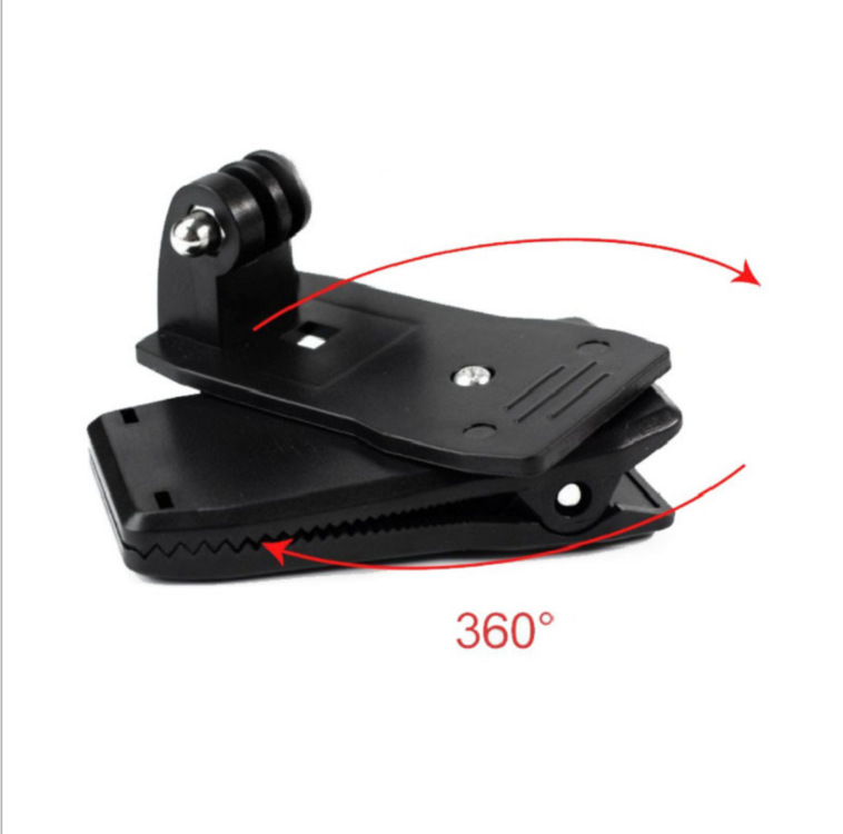 Sports Camera School Bag Clip 360 Degree Rotation Multifunctional Backpack Clip Diagonal Bag Clip Accessories