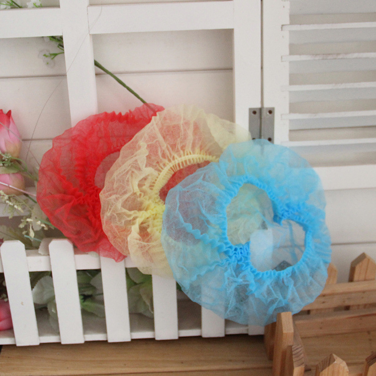 Прямые поставки от производителя, одноразовая нетканая шапка, грибная шапка, круглая шапка, оптовая продажа, многоцветная