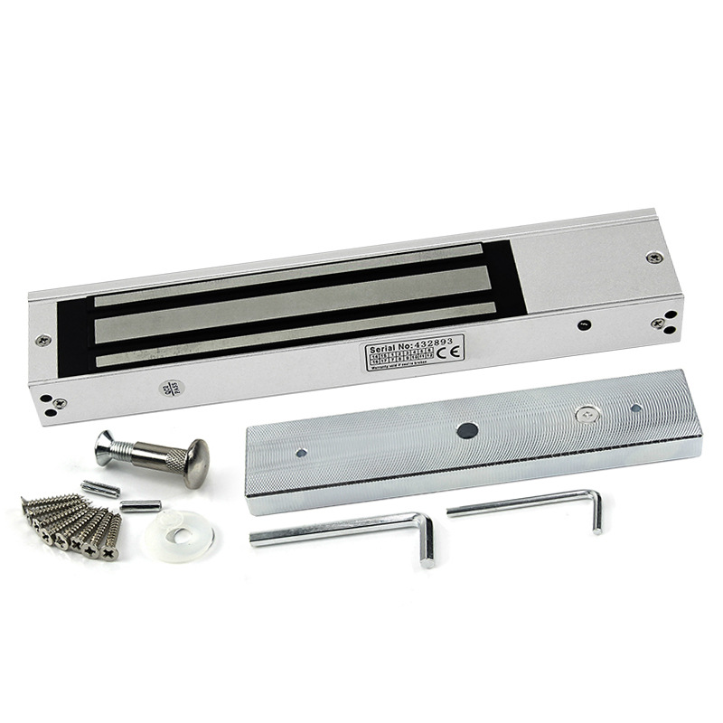 180kg magnetic lock with signal feedback single door electromagnetic lock 180kg access lock magnetic lock