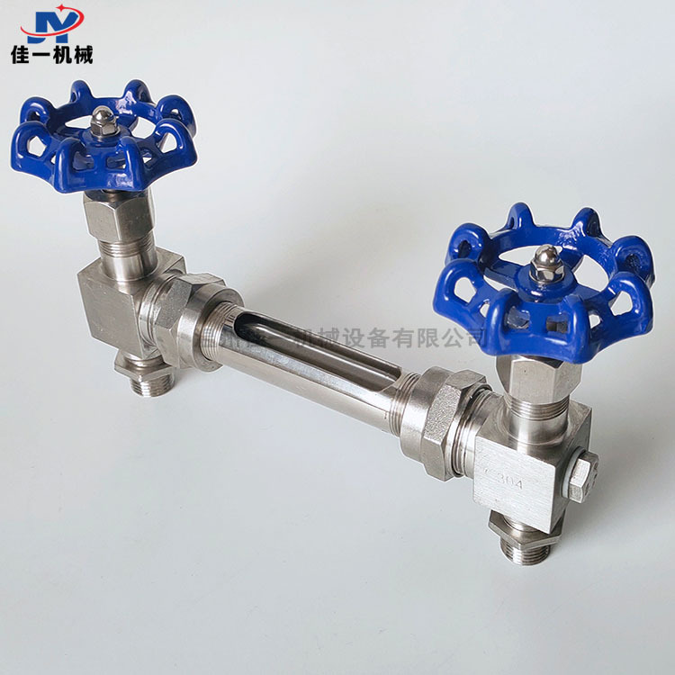 JX29W external thread glass tube level gauge threaded connection glass tube water level gauge outer wire glass tube oil level gauge