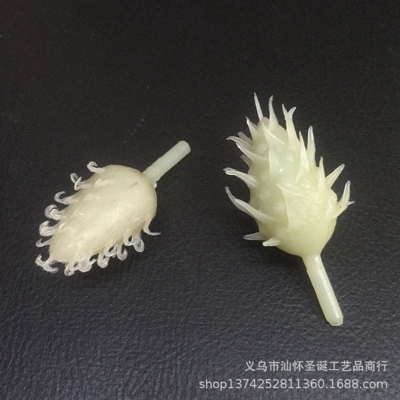 Simulated Flower Artificial Plant White Plastic Magnolia Fruit Magnolia Core Christmas Plant Gold Powder Flower Plastic Accessories