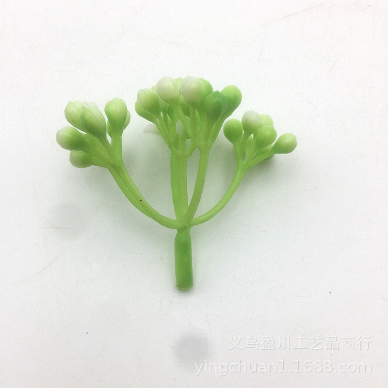 4cm 6 fork fruit grain artificial flower artificial silk flower plastic water plant accessories water plant flower Christmas fruit grain bead string