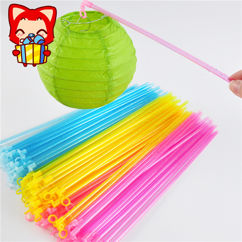 Флуоресцентный пластиковый портативный стержень, фонарик для праздника середины осени, игрушечная ручка, детские DIY аксессуары