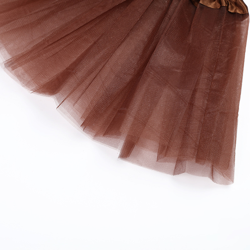 New foreign trade tutu children color matching pointed mesh tuft skirt dance Amazon factory direct supply