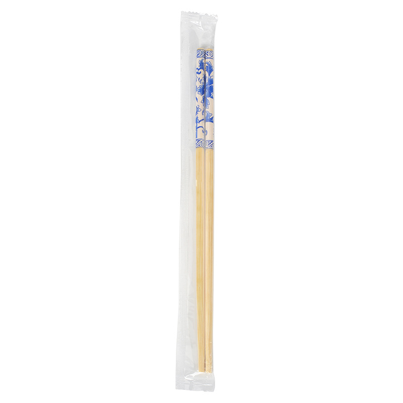 Factory Direct Sales of Blue and White Porcelain Bamboo Chopsticks, Hotel Restaurant Bamboo Chopsticks Wholesale Manufacturer Bamboo Chopsticks
