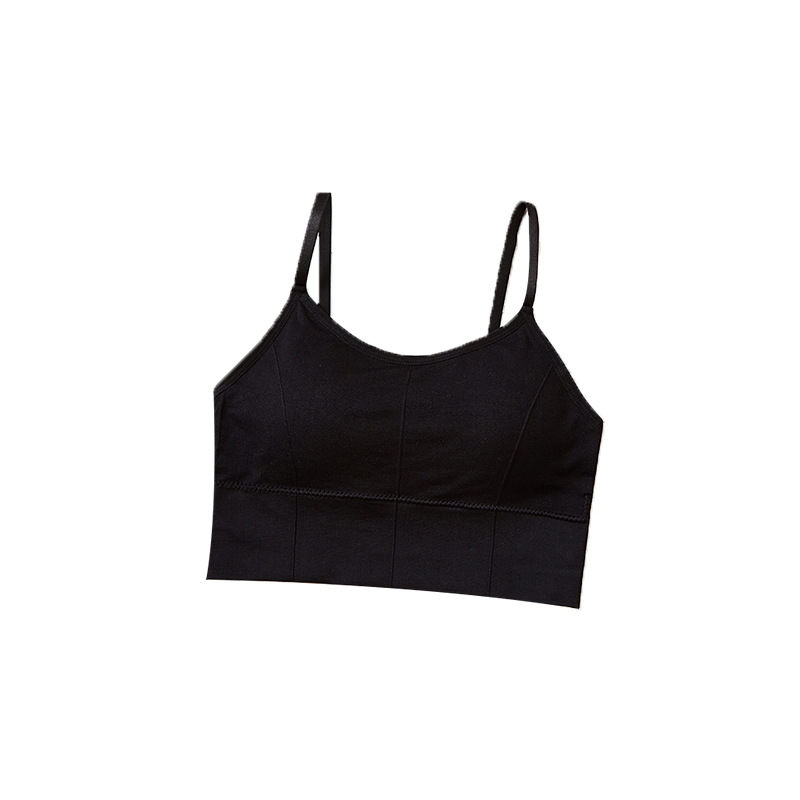 Internet celebrity 646 thread beauty back wrapped chest adjustable shoulder strap anti-exposure push up with chest pad sports bra underwear for women