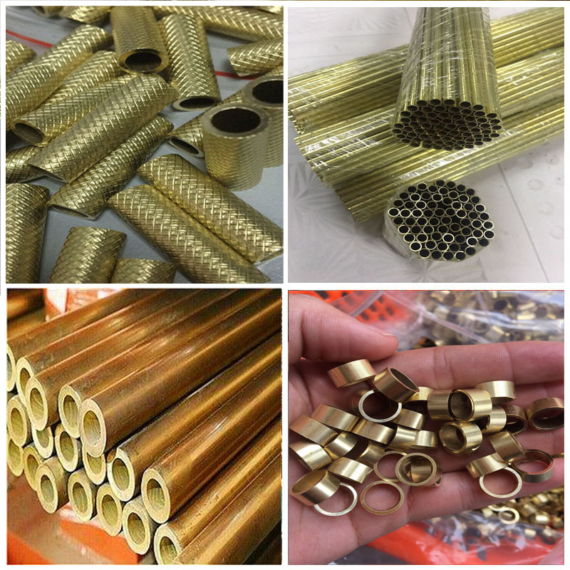 Резка латунной трубы H62, тонкостенная латунная труба H65, изгиб, герметизация, толстостенная латунная труба H59