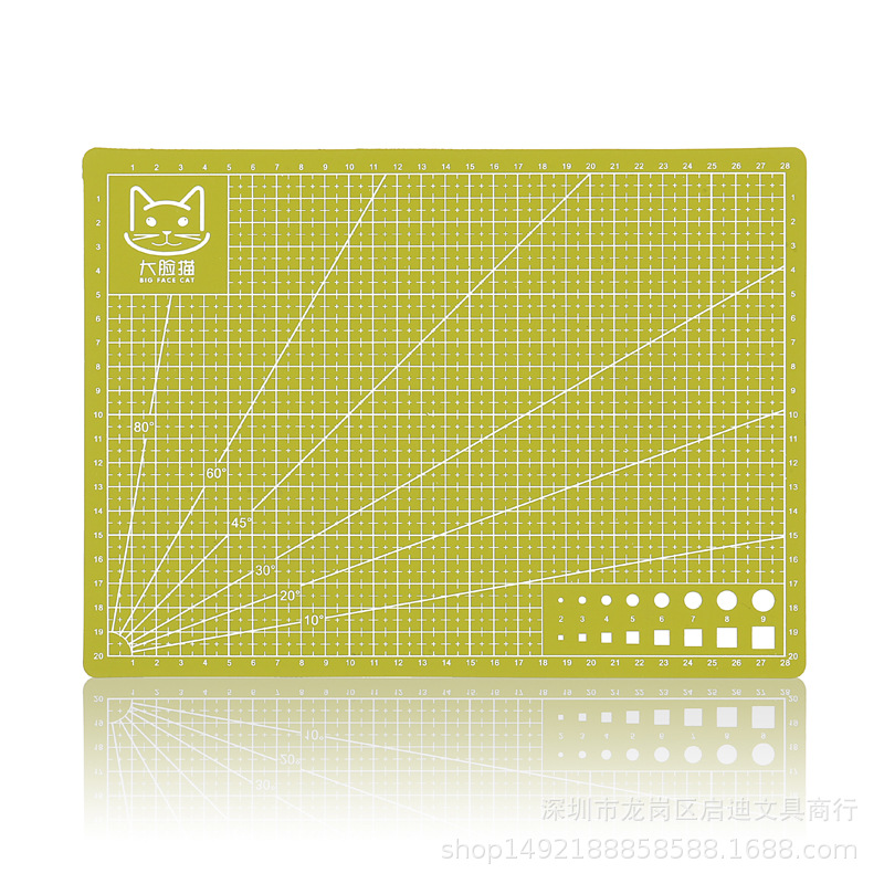 A4 Cutting Board Cutting Pad Cutting Pad Handmade Pad Double-Sided Stereotype Two-Color Black Mat Cross-Border Spot