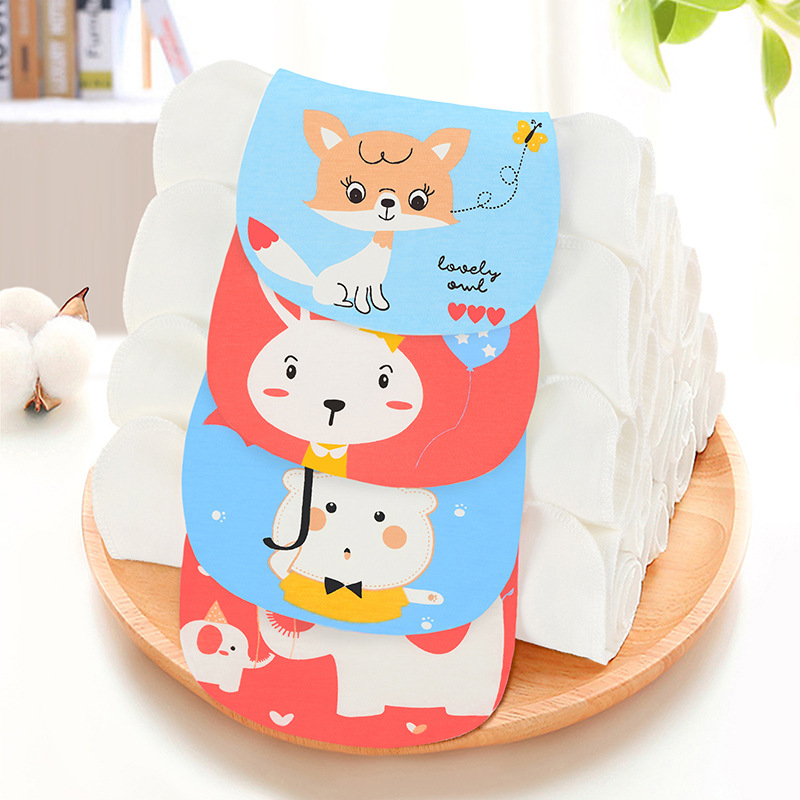 Children's sweat towel 6 layers baby cotton gauze kindergarten sweat towel custom baby pad back towel