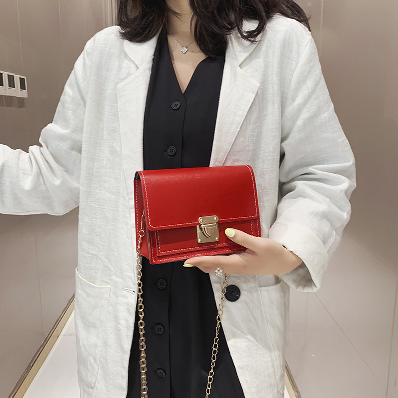 Летняя маленькая квадратная сумка модная женская 2019 летняя сумка через плечо