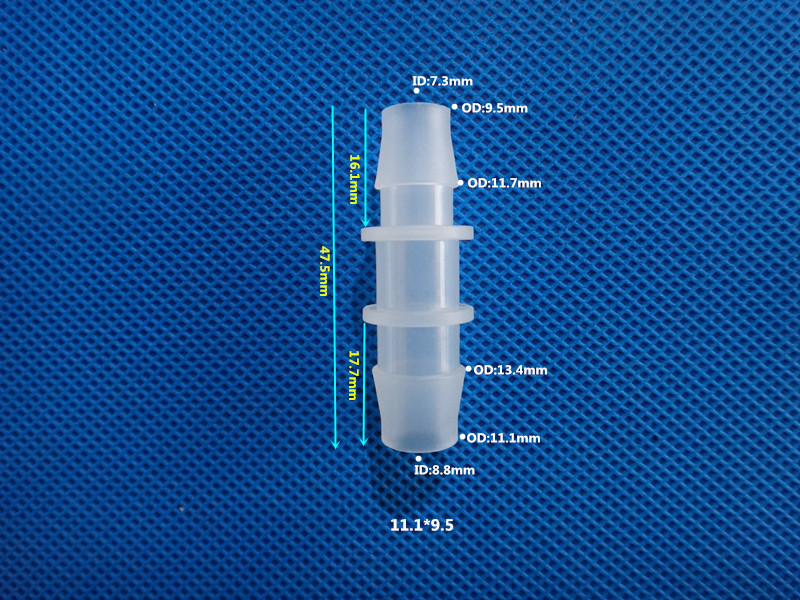 Plastic straight-through connector plastic hose connector plastic pagoda variable diameter straight-through plastic straight-through pipe connection
