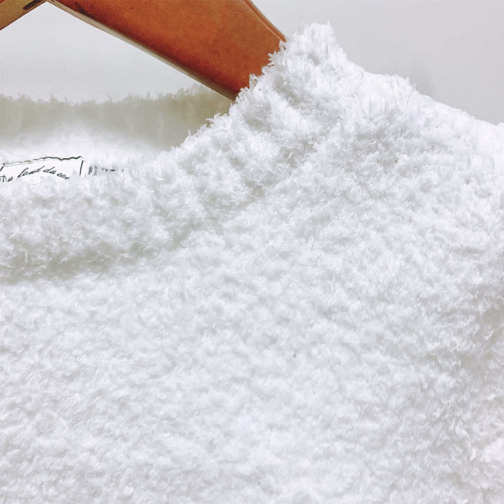 Soft Cute Children's Cartoon Mouse Japanese Style Home Clothes Pajamas Long-sleeved Trousers Half-side Velvet Home Clothes Set