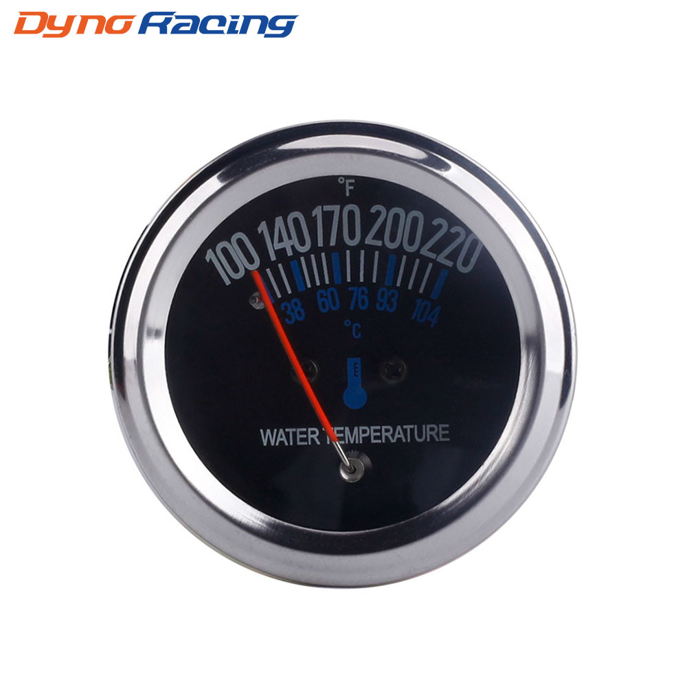 Горячая распродажа модифицированного автомобиля 52MM механический термометр воды 100~220 F 12V универсальный прибор