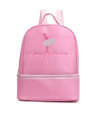 New Korean style children's dance bag storage bag Latin dance large capacity bag women's shoulder dancing backpack printed LOGO