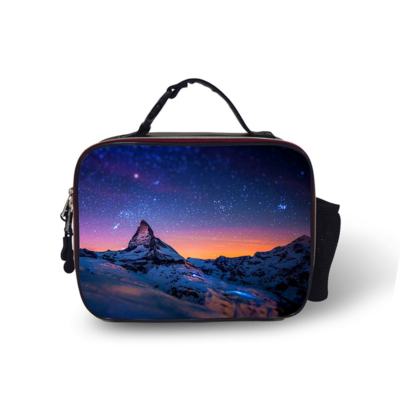 Сумка для еды серии Shining Star из кожи, съемная детская сумка для еды, настраиваемая ланч-бокс