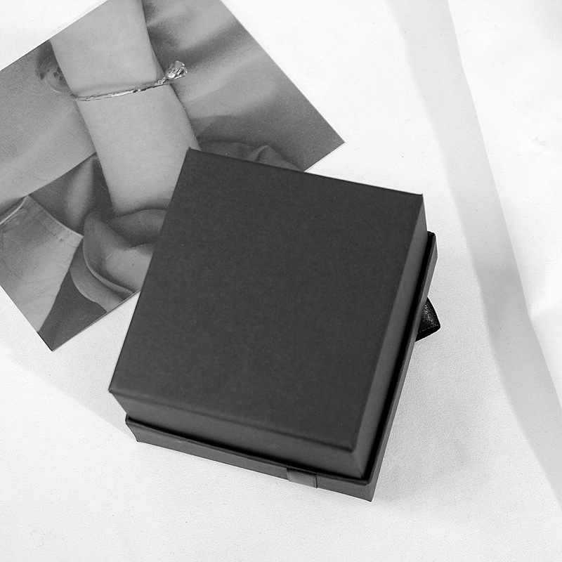 Spot black heaven and earth cover high-end gift bow gift box packaging gift box table box gift box can be customized