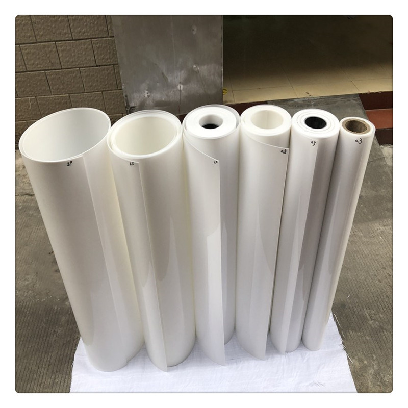 White PE polyethylene film/coiled material waterproof plastic film new material HDPE sheet PE blister gasket