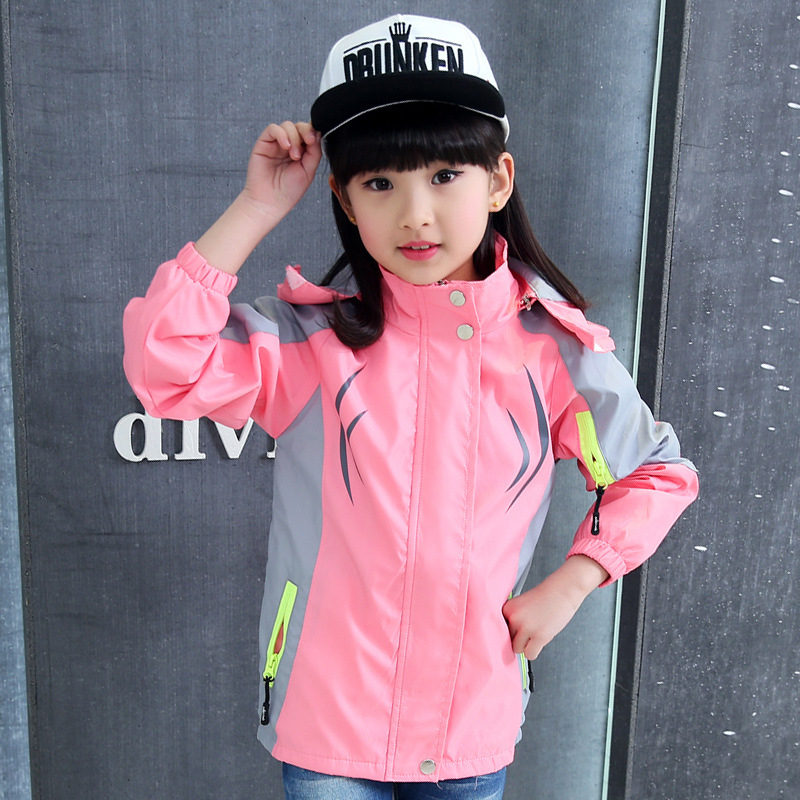 Girls' Charge Clothes 2024 New Spring Clothes Large Children's Sports Coat Cardigan Jacket Trendy for Children