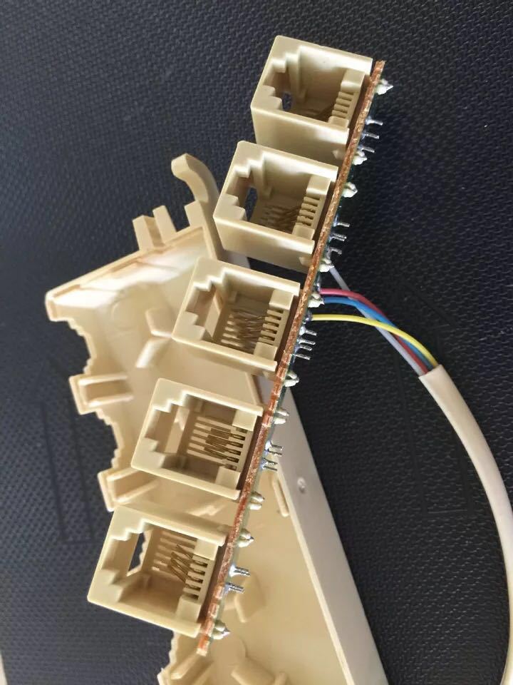 FaCtory DireCt Sales TelePhone JunCtion Box RJ11 CommuniCation SPlitter 6P4C TelePhone JunCtion Box One Minute Five