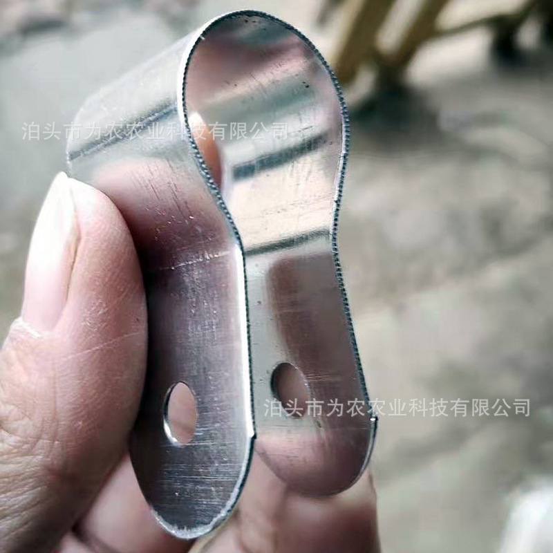 Заводские продажи аксессуаров для теплиц зажим для овощного сарая фиксированный крепеж в наличии оцинкованный утолщенный 25 зажим