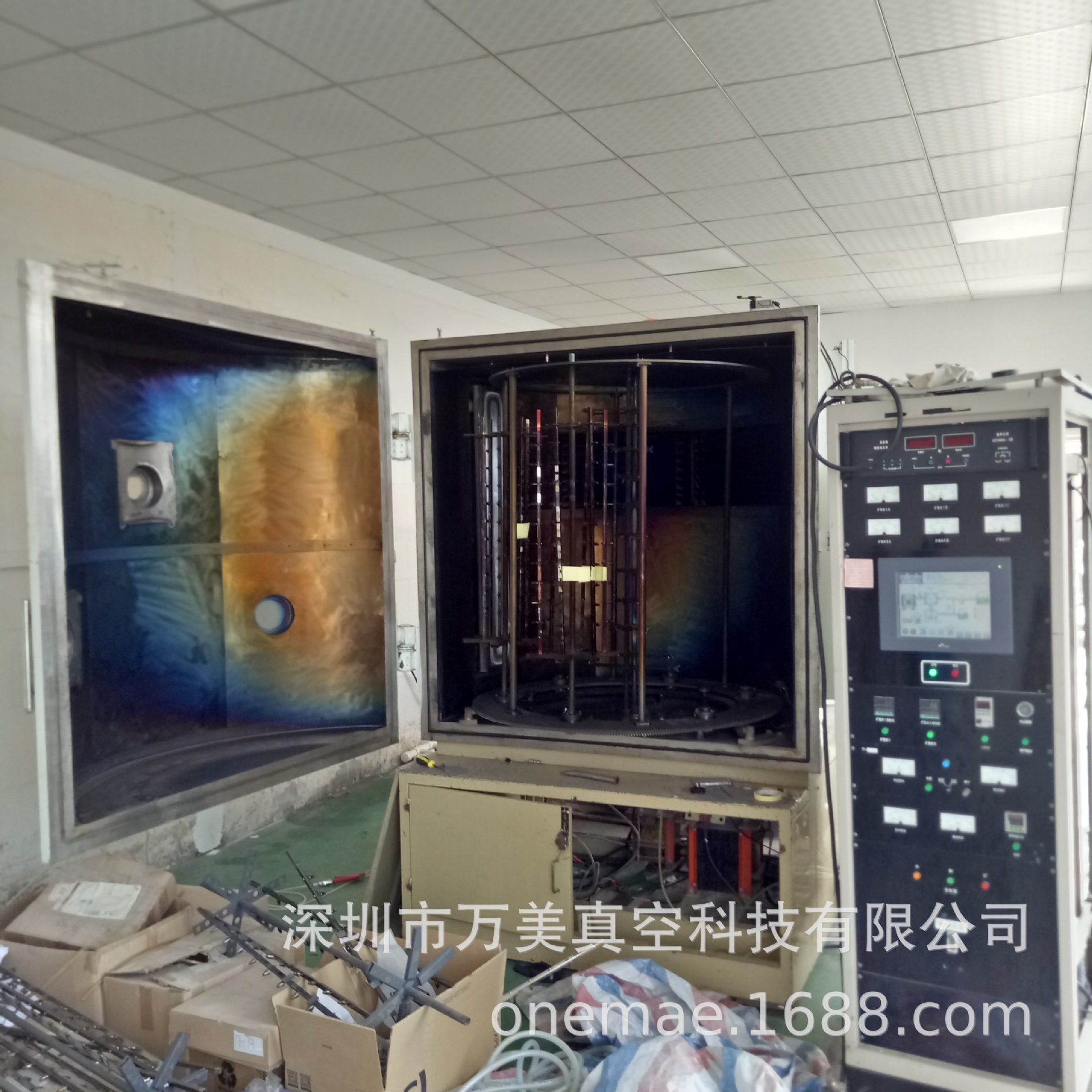 Б/У специальная машина для магнитронного покрытия колесных дисков, оборудование для восстановления запчастей автомобилей