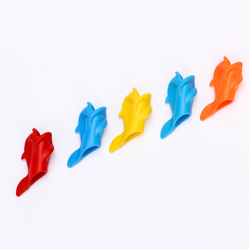 Оптовая продажа силиконового держателя для ручки в наличии, корректор для письма для детей