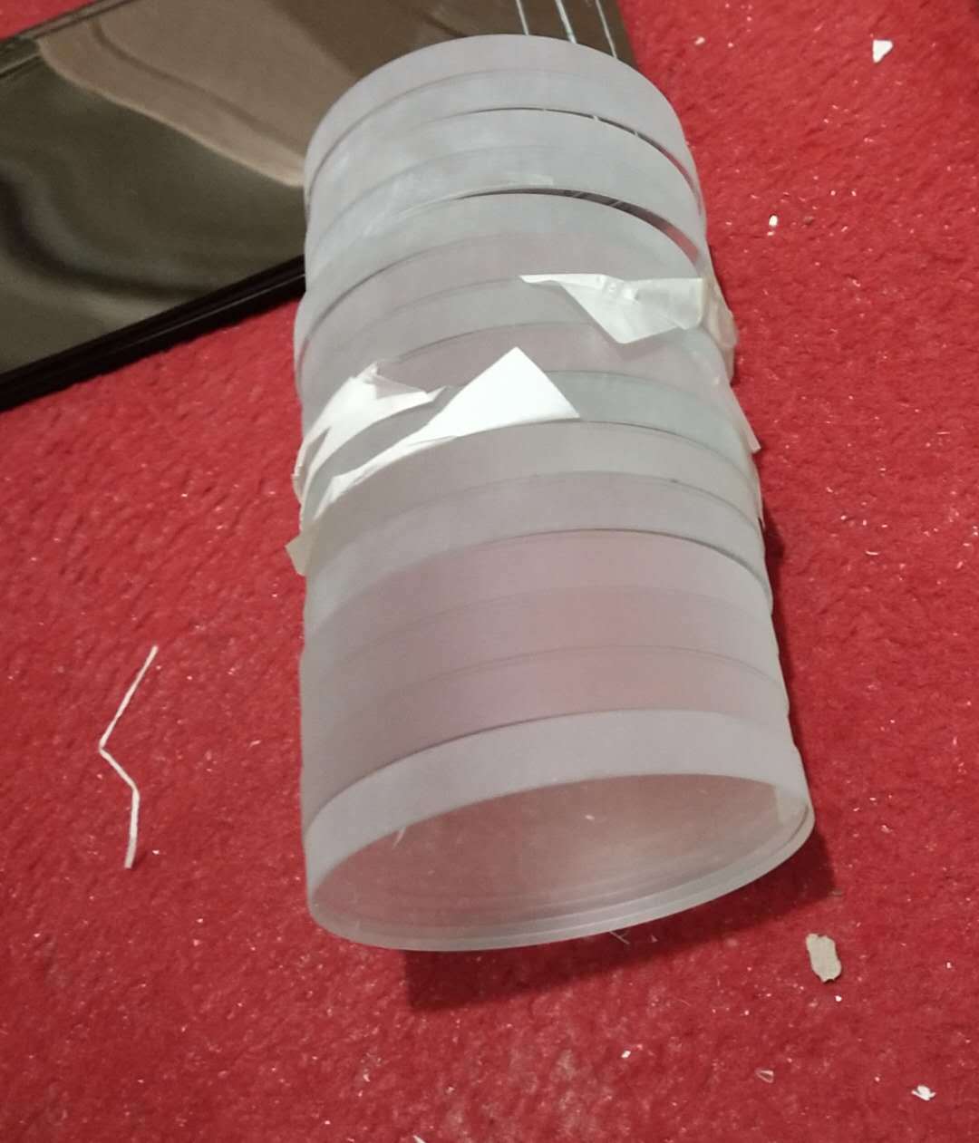 1-5mm Thick Glass Lens Glass Processing Three-Open Frosted Cosmetic Lens Processing Glass Lens Wholesale