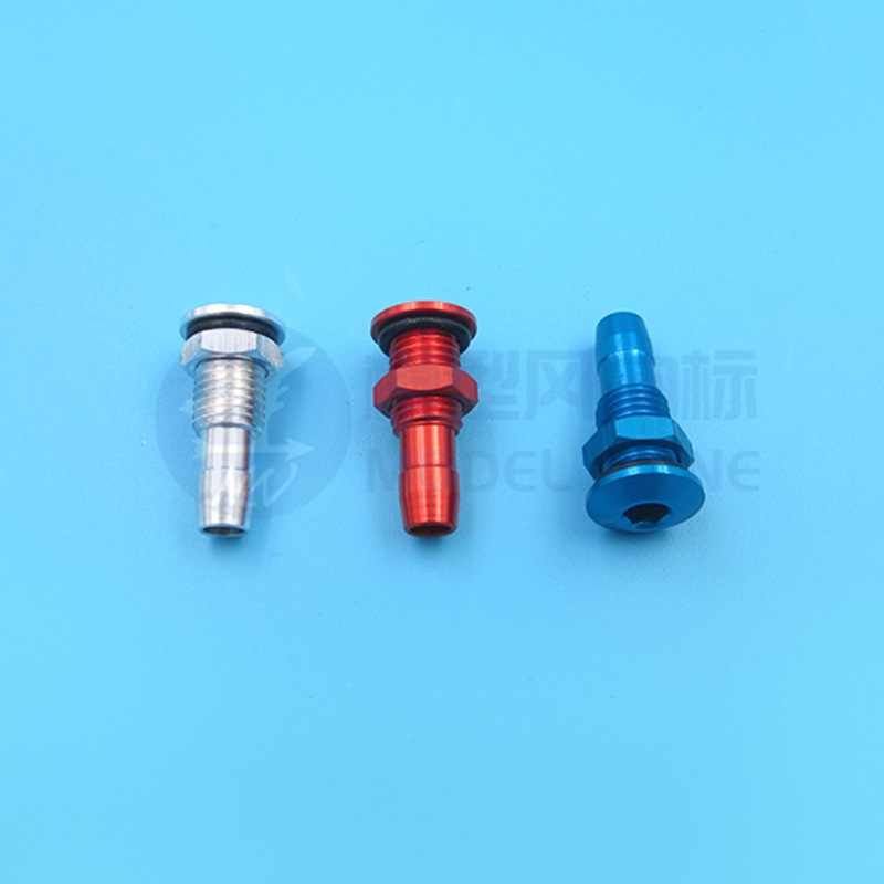 Electric ship methanol ship gasoline ship M6 M8 aluminum alloy outlet nozzle drain nozzle model ship water-cooled outlet