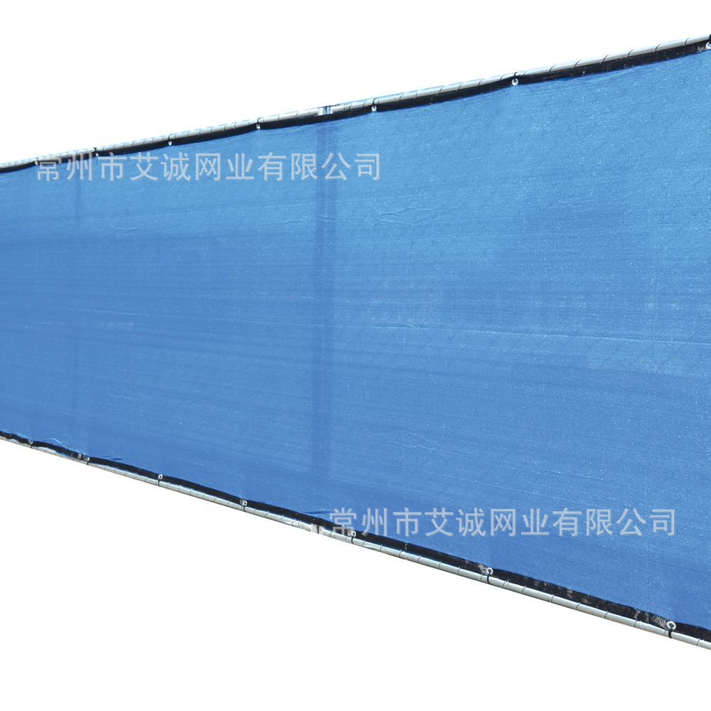 Anti-UV dark green shade buckle sunshade net dark green windproof black edging high density vinyl