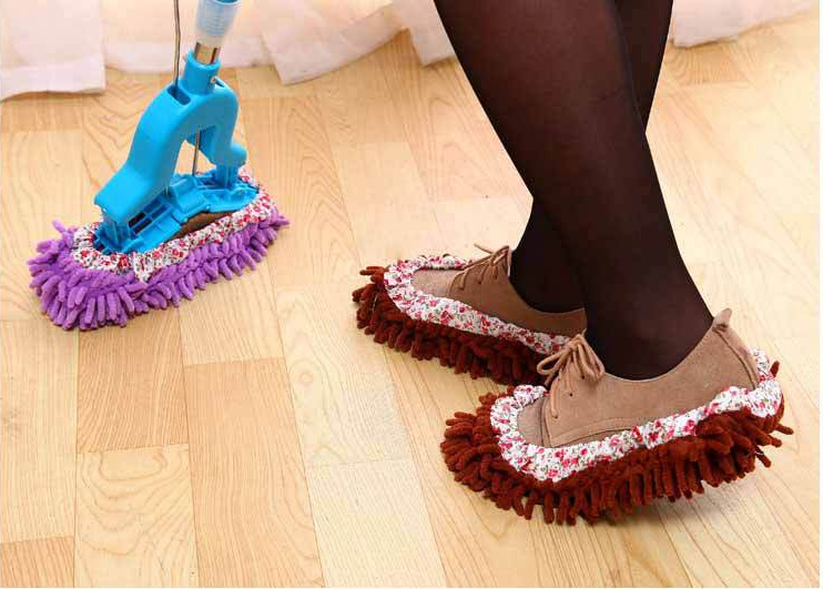 Chenille Mopping Shoe Covers, Lazy Shoe Covers, Mop Hoods, Floor Mopping Shoe Covers, One Price Per Piece