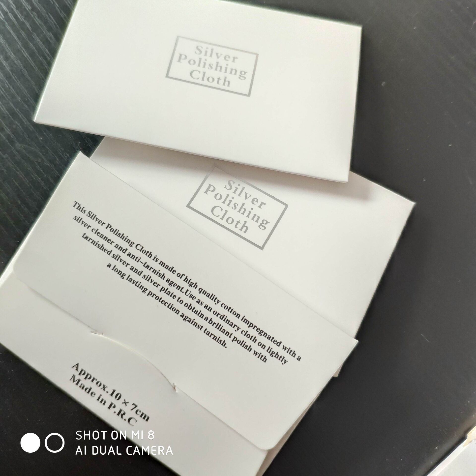 Прямоугольная ткань для чистки серебра, чисто белая, 6.5 * 10 см, возможна индивидуальная настройка размера и цвета [300 бесплатная доставка]