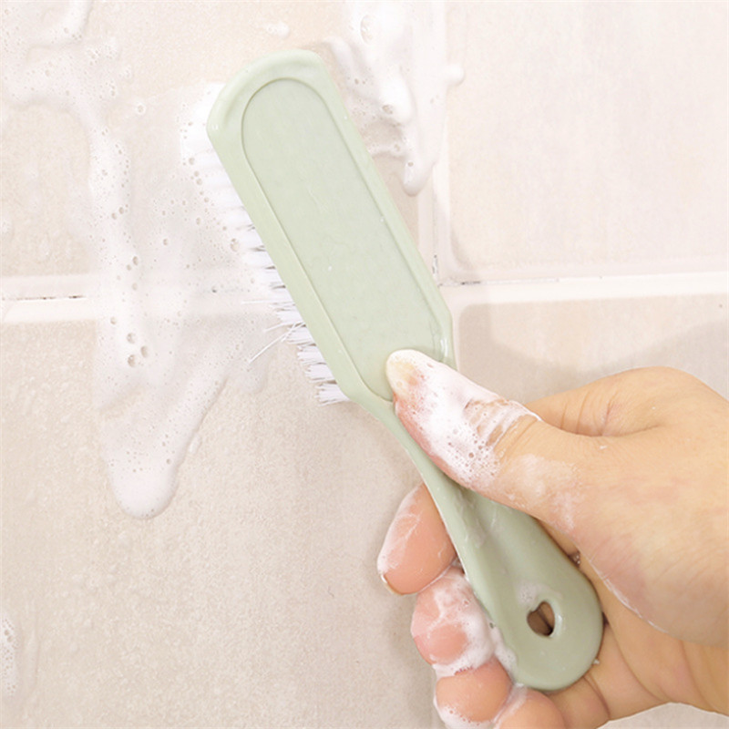 Plain Plastic Small Brush, Decontamination Laundry Brush, Shoe Cleaning Brush, Long Handle Soft Bristles, Hangable Clothes Brush, Shoe Brush