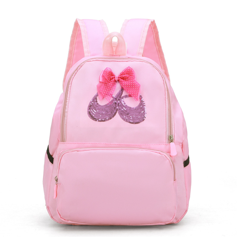 Dance Bag Children's Shoulder Dance Storage Backpack Latin Ballet Bag Girl Princess Dance Bag Printing LOGO