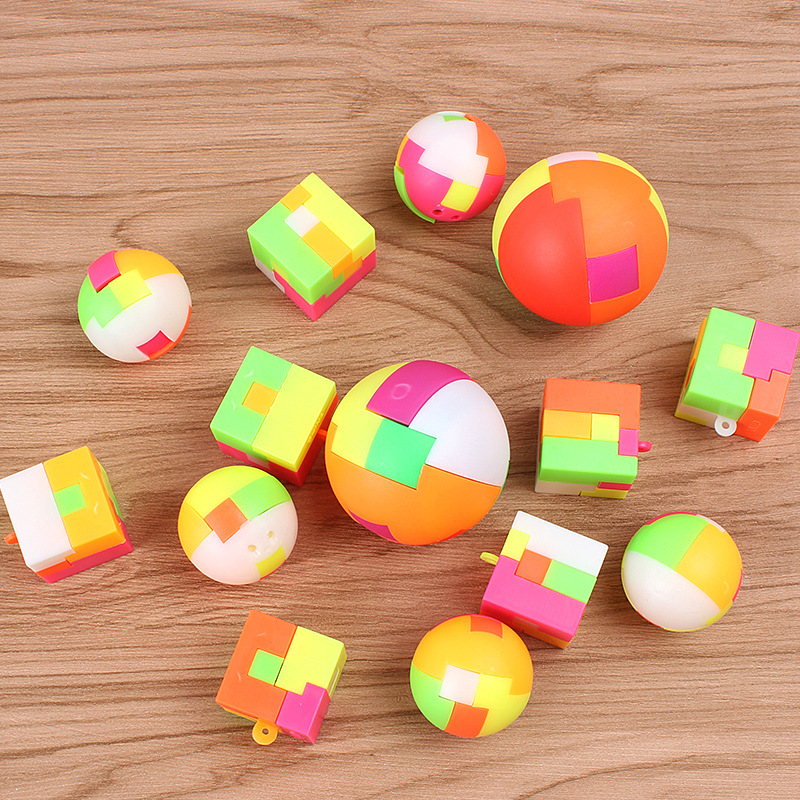 Креативный интеллект собирающий шар мини детская головоломка строительные блоки игрушка классический кубик Рубика